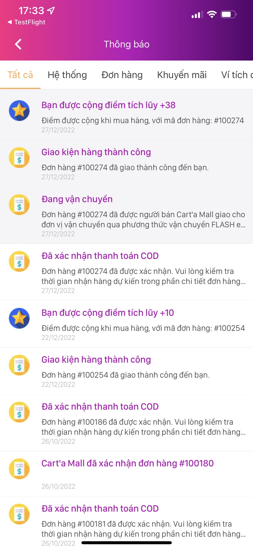 App sàn thương mại điện tử